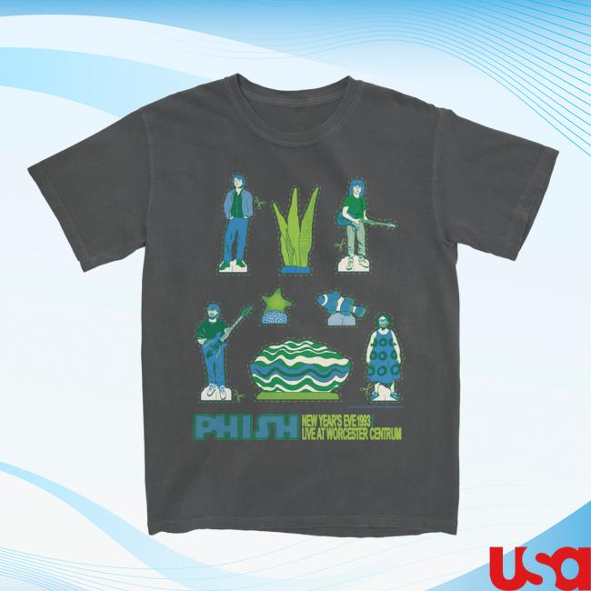 Phish Dry Goods Merch Store New Year’s Eve 1993 Live At Worcester Tee Phish Dry Goods Merch Store New Year’s Eve 1993 Live At Worcester Tee