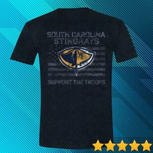 South Carolina Stingrays Merch Store Stingrays Military Appreciation T-Shirt 2026