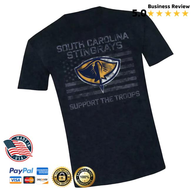 South Carolina Stingrays Merch Store Stingrays Military Appreciation T-Shirt 2026 South Carolina Stingrays Merch Store Stingrays Military Appreciation T-Shirt 2026