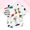 kenny antisocialsocialclub store merch assc x peanuts heavy cotton button up hawaii shirt