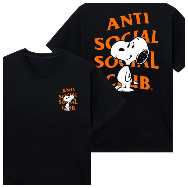 Antisocialsocialclub Store Merch Assc X Peanuts Snoopy Logo Tee Antisocialsocialclub Store Merch Assc X Peanuts Snoopy Logo Tee
