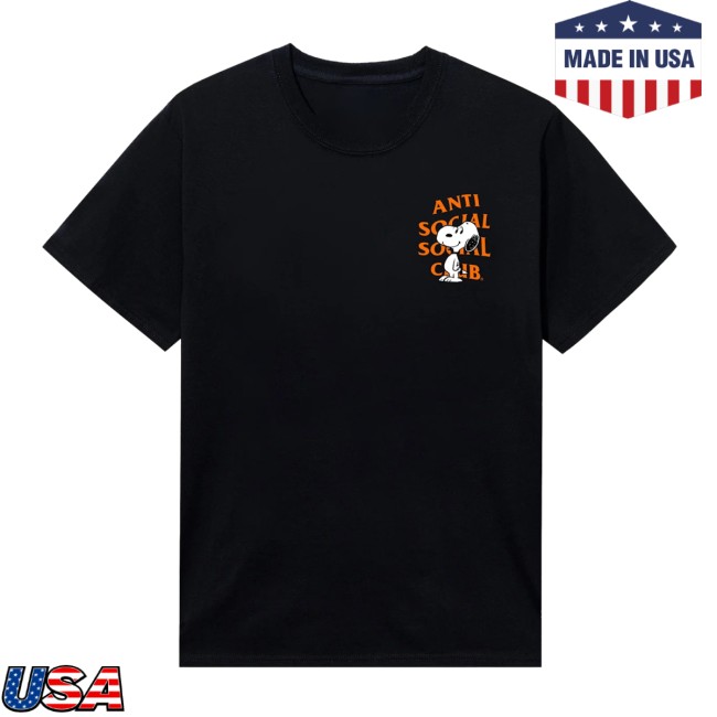 Antisocialsocialclub Store Merch Assc X Peanuts Snoopy Logo Tee Antisocialsocialclub Store Merch Assc X Peanuts Snoopy Logo Tee