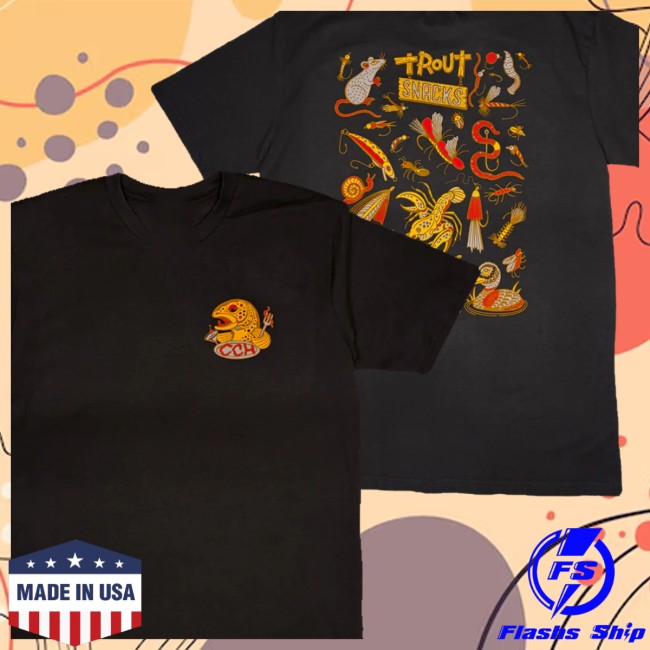 Crooked Creek Holler Store Merch Trout Snacks Tee Crooked Creek Holler Store Merch Trout Snacks Tee