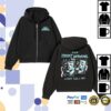 The Front Bottoms Store Merch Masks Black Zip-Up Hoodie 2 kenny the front bottoms store merch masks black zip up hoodie
