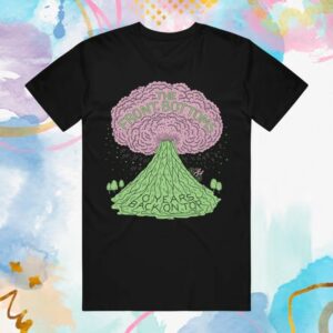 The Front Bottoms Store Merch Volcano Black T-Shirt
