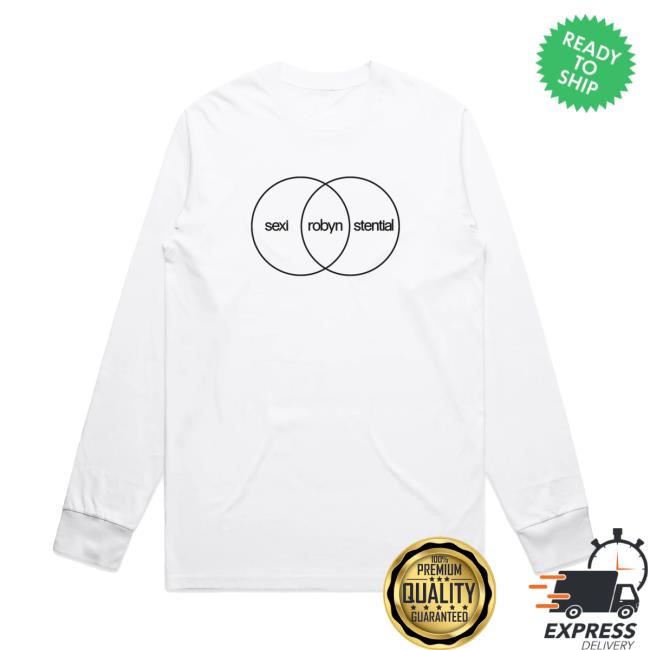 Robyn Merch Store Sexistential Lyric Long Sleeve Robyn Merch Store Sexistential Lyric Long Sleeve