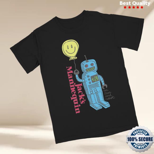 Andrew Mcmahon Merch Store Sad Robot T-Shirt Andrew Mcmahon Merch Store Sad Robot T-Shirt
