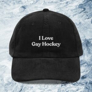 Polychrome Goods Store Merch I Love Gay Hockey Embroidered Hat
