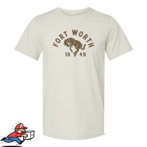 Fort Worth Locals Store Merch Fort Worth Bronco 1849 T-Shirt