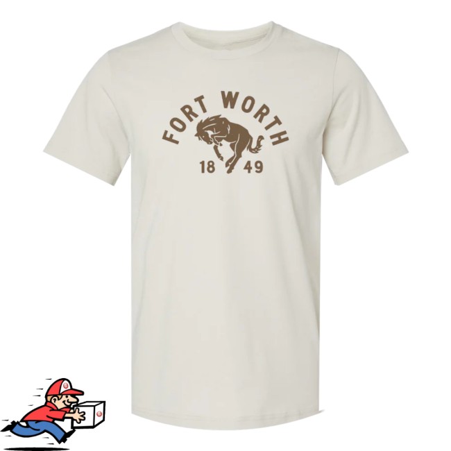 Fort Worth Locals Store Merch Fort Worth Bronco 1849 T-Shirt Fort Worth Locals Store Merch Fort Worth Bronco 1849 T-Shirt