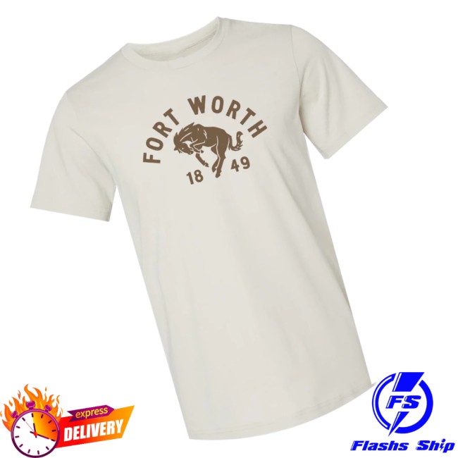 Fort Worth Locals Store Merch Fort Worth Bronco 1849 T-Shirt Fort Worth Locals Store Merch Fort Worth Bronco 1849 T-Shirt