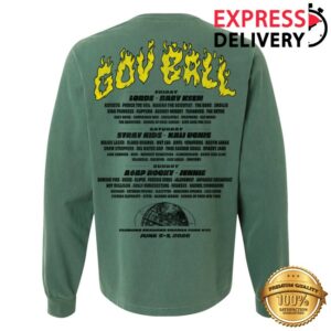 Governors Birmusicfestival Store Merch Uniflame Lineup Long Sleeve Tee