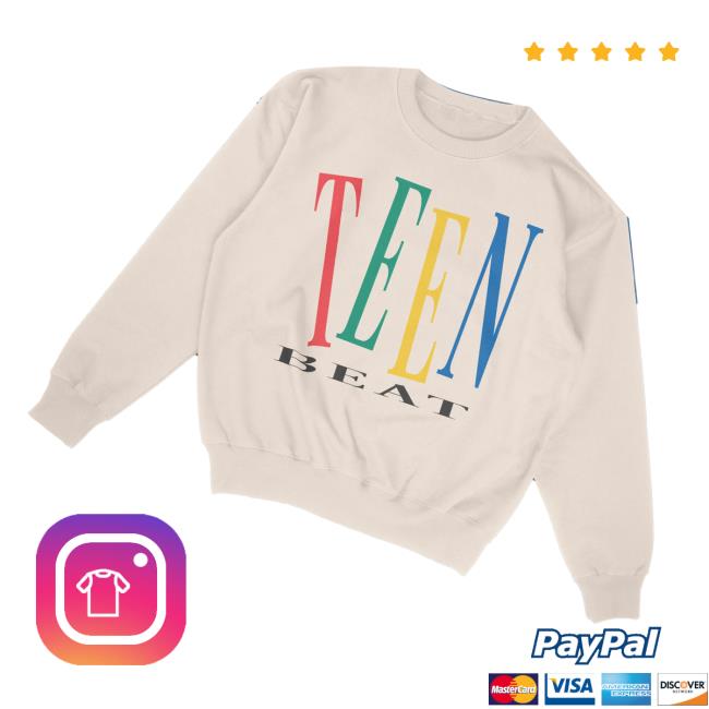 Teen Beat Merch Store Shop Nostalgic Crewneck Teen Beat Merch Store Shop Nostalgic Crewneck