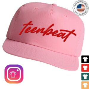 Teen Beat Merch Store Shop Pink Logo Hat
