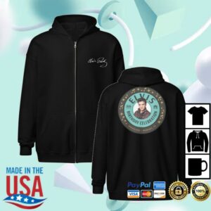 Elvis Merch Store Shop Elvis Presley 91St Birthday Unisex Full-Zip Hoodie