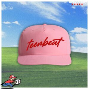 Teen Beat Merch Store Pink Logo Hat