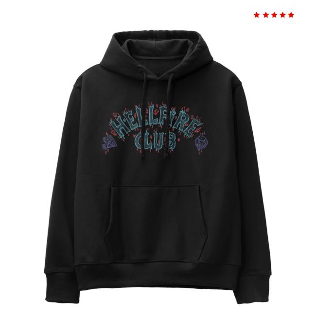 Netflix Shop Merch Store Stranger Things X Louis De Guzman Hellfire Club Hoodie Netflix Shop Merch Store Stranger Things X Louis De Guzman Hellfire Club Hoodie