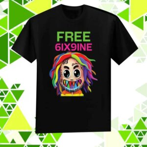 Tata Merch Store Shop 6Ix9ine Black T-Shirt
