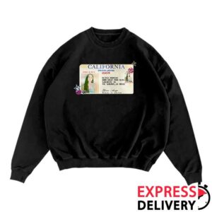 Olivia Rodrigo Merch Store Drivers License 5 Year Anniversary Crewneck