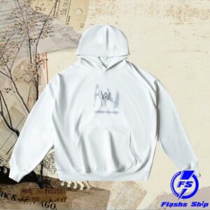 Alan Walker Merch Store Faded Grafitti Hoodie Off White