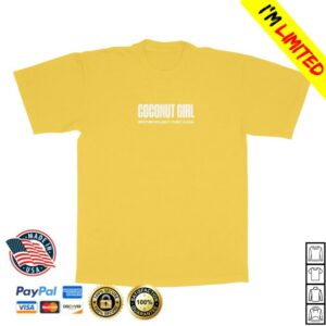 Aloha Got Soul Store Merch Coconut Girl T-Shirt YellowPunky Aloha X Brother Noland