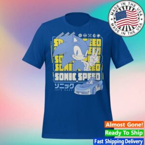 Sega Shop Merch Store Sonic The Hedgehog Sonic Speed Tee