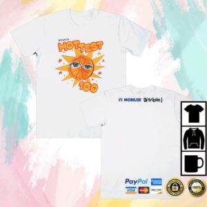 Triple J Store Merch Shop Hottest 100 2025 Tee White