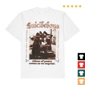 G59records Merch Store G59 Abuse Of Power Tee White