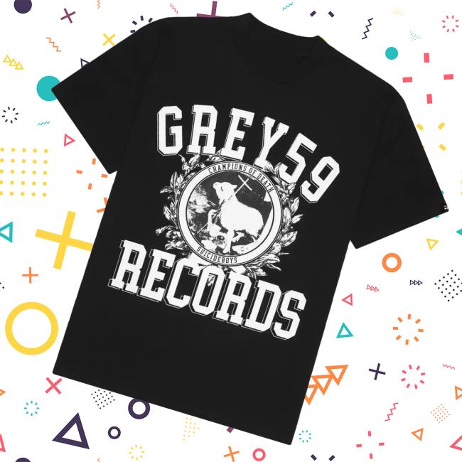 G59 Records Shop Merch Store G59 Champion Of Death T-Shirt Black G59 Records Shop Merch Store G59 Champion Of Death T-Shirt Black