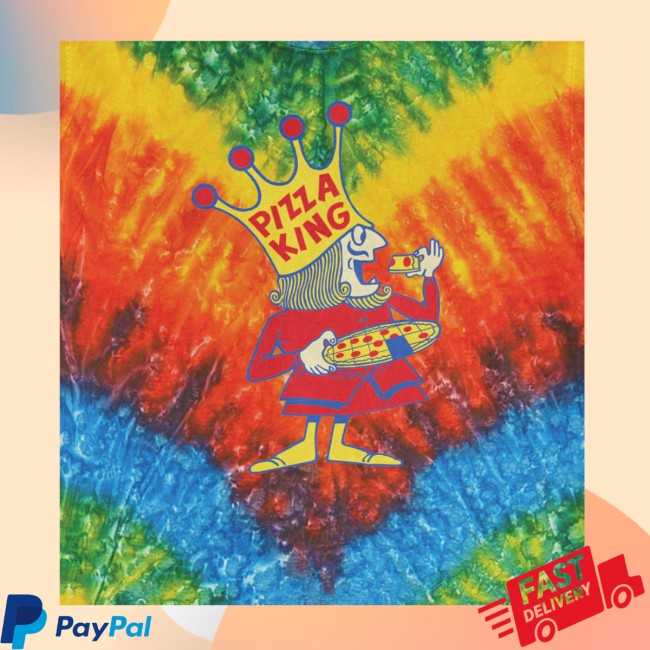 United State Of Indiana Store Merch Pizza King Tie Dye Tee United State Of Indiana Store Merch Pizza King Tie Dye Tee