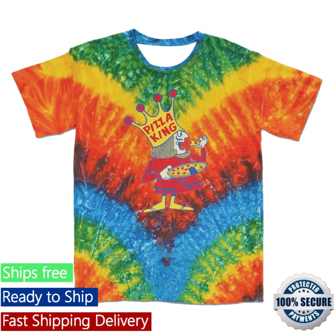 United State Of Indiana Store Merch Pizza King Tie Dye Tee United State Of Indiana Store Merch Pizza King Tie Dye Tee