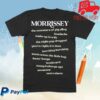 Morrissey Store Merch Make-Up Is A Lie Lipstick T-Shirt