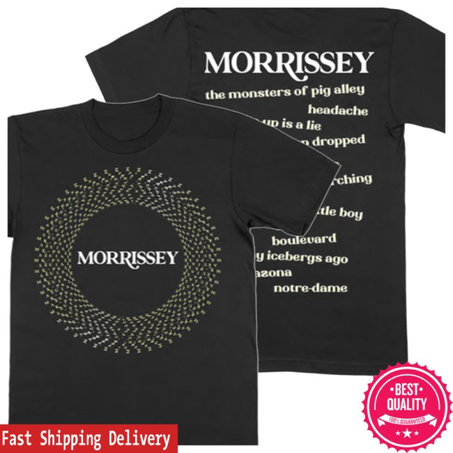 Morrissey Store Merch Make-Up Is A Lie Black T-Shirt Morrissey Store Merch Make-Up Is A Lie Black T-Shirt