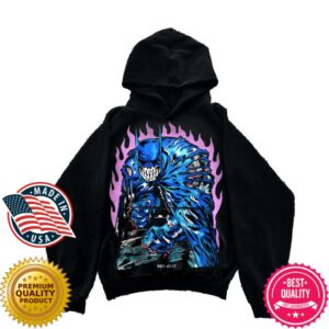 Warren Lotas Store Merch Shop Caped Hero Hoodie Black