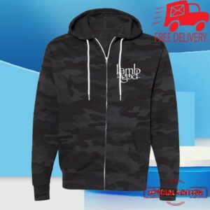 Lamb Of God Merch Store Skeletal Bird Zip Hoodie