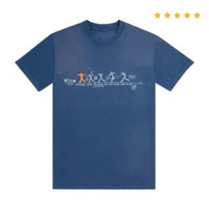 Troye Sivan Merch Store Rush Silhouette Blue Tee