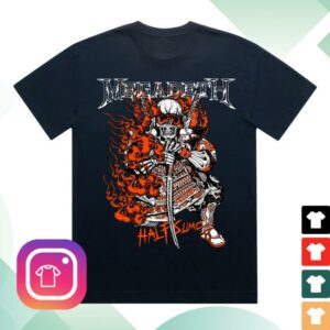 Half Sumo Merch Store Megadeth Farewell Fire T-Shirt