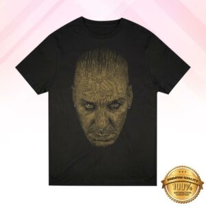 Rammstein Merch Store Tl T-Shirt Goldener Kopf
