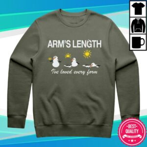 Arm’s Length Merch Store Green Snowman Crewneck