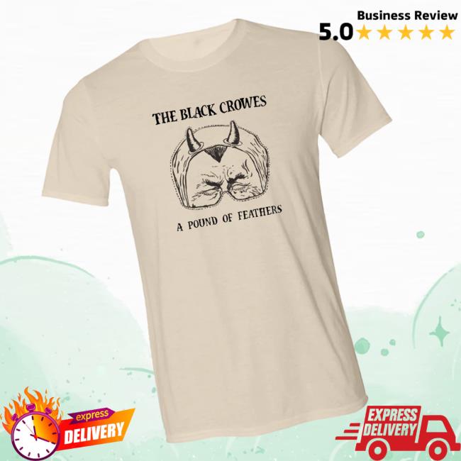 The Black Crowes Merch Store Natural Devil A Pound Of Feathers T-Shirt The Black Crowes Merch Store Natural Devil A Pound Of Feathers T-Shirt