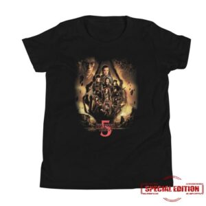 Netflix Shop Merch Store Stranger Things X Kyle Lambert T-Shirt Season 5 Finale Art