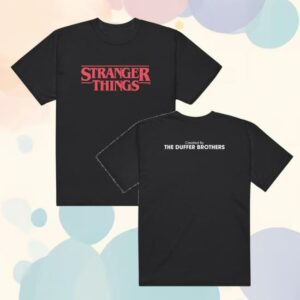 Netflix Shop Merch Store Stranger Things Created By The Duffer Brothers Comfort Colors T-Shirt