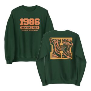 Netflix Shop Merch Store Stranger Things Sweatshirt Hawkins High 1986
