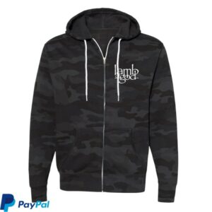 Lamb Of God Store Merch Skeletal Bird Zip Hoodie