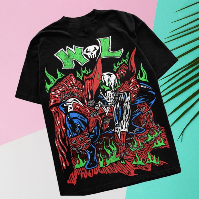 Warren Lotas Store Merch Hell Man T-Shirt Black Warren Lotas Store Merch Hell Man T-Shirt Black