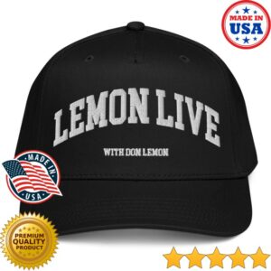 Don Lemon Merch Store Lemon Nation White Puff Embroidery Hat