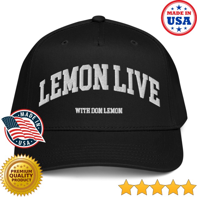 Don Lemon Merch Store Lemon Nation White Puff Embroidery Hat Don Lemon Merch Store Lemon Nation White Puff Embroidery Hat