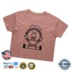 kenny Silverstein Merch Store Robot Love Pink Crop T Shirta