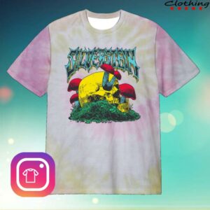 Silverstein Merch Store Shop Skull Shroom Tie Dye T-Shirt