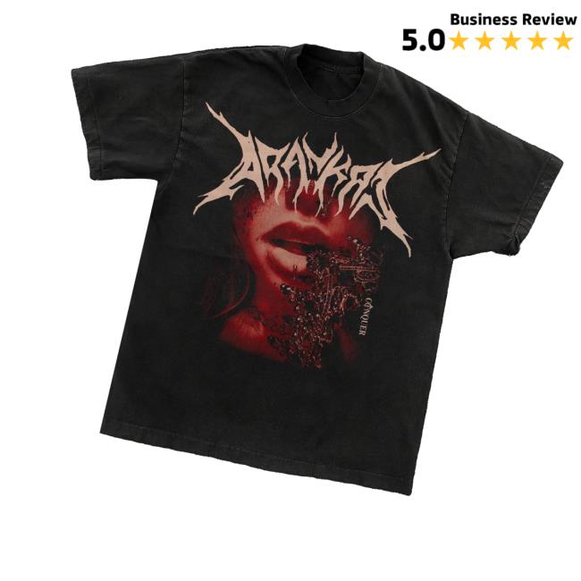 Arankai Merch Store Shop Conquer Metal Tee Arankai Merch Store Shop Conquer Metal Tee